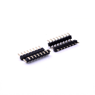De plastic Dubbele Rij drukte de Schakelaars van de Kringsraad, 2.54mm Hoogte SMD Pin Header