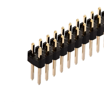 De plastic Dubbele Rij drukte de Schakelaars van de Kringsraad, 2.54mm Hoogte SMD Pin Header