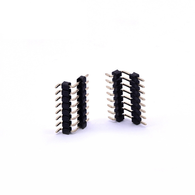 De plastic Dubbele Rij drukte de Schakelaars van de Kringsraad, 2.54mm Hoogte SMD Pin Header
