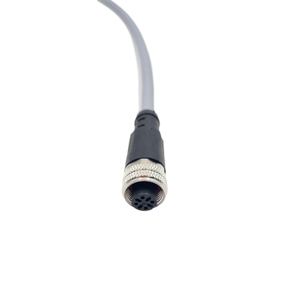 M12 maak het Mannetje van de Kabelassemblage aan Wijfje met 4 waterdicht spelden 8 Pin Connector