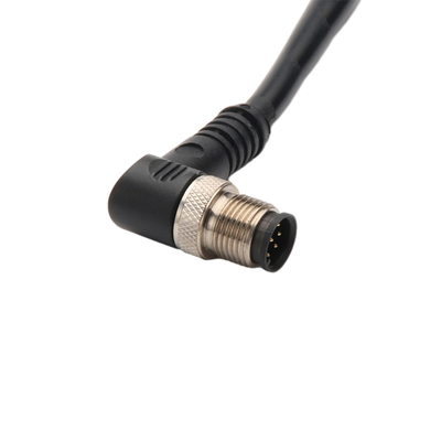 Kabel van de Rechte hoek de Elektrodraad met IP67 Waterdichte M12 2 Speld 3 Speld 4 Pin Connector