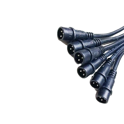 1M Long Black Color Macht die Multi-Pin Openlucht Waterdichte de Kabelassemblage gebruiken van M18