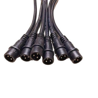1M Long Black Color Macht die Multi-Pin Openlucht Waterdichte de Kabelassemblage gebruiken van M18