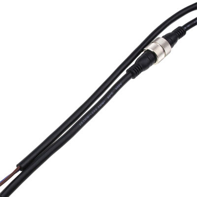 M8 de Kabelassemblage van Douaneovermolded met Beschermde Unshielded 8 Pin Straight Angled