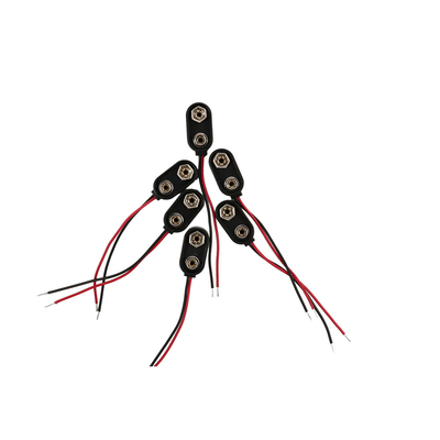 15cm 2 Pin Cable Wire Assemblies, van de Draaduitrustingen van de VERPAKKEN EN VERZENDENschakelaar Type van de Batterij het Onverwachte Klem