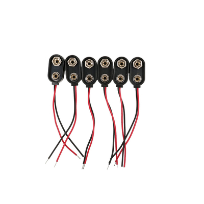 15cm 2 Pin Cable Wire Assemblies, van de Draaduitrustingen van de VERPAKKEN EN VERZENDENschakelaar Type van de Batterij het Onverwachte Klem