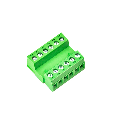 Groene van de het Eindblokschakelaar van Kleurenpcb de Draadxk2edga 5.08MM Hoogte