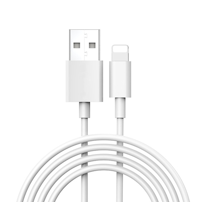 OEM ODM pvc USB die Gegevenskabel 2.4A laden voor het Snelle Laden van Iphone