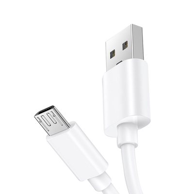 Pvc-Dekkingsmicro USB die Kabelkoord 1M Multifunctionele 2.4A laden
