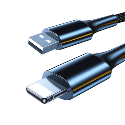 OEM Snelle het Laden Gegevenskabel, de Nylon Micro- Kabel 2.4A van USB voor Iphone