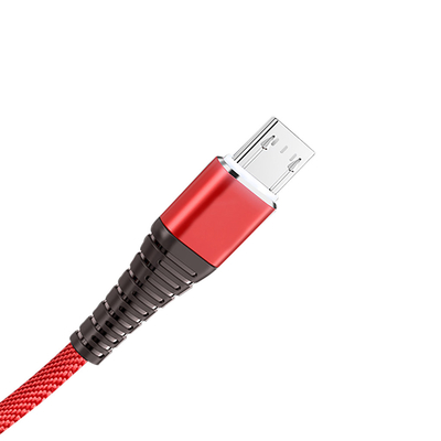 Het nylon vlechtte Laag USB Ladend Gegevenskabel 3Ft 2.4A voor Mp3 Mp4
