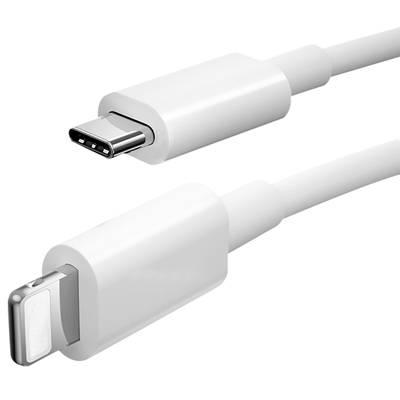 3Ft Lengte USB die Gegevenskabel Usb3.1 Usb C aan C Witte Kleur belasten met pvc-Jasje