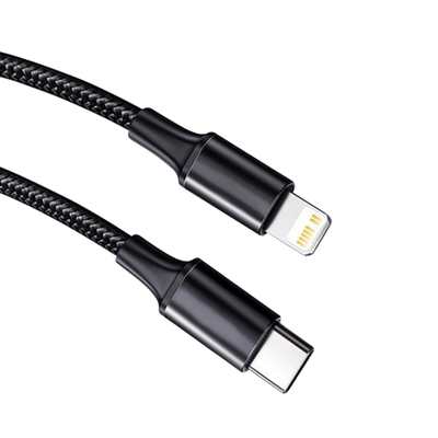 De zwarte Snelle het Laden van Kleurenusb Kabel met Nylon vlechtte de Snelheid van de Dekkings10gbps Overdracht