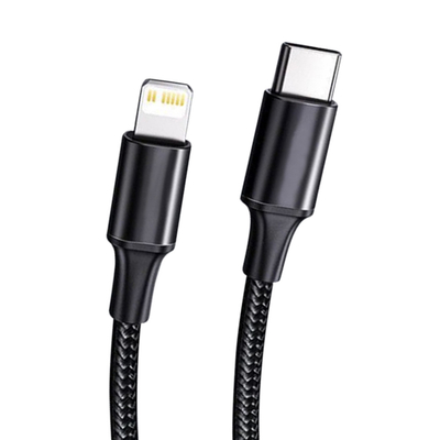 De zwarte Snelle het Laden van Kleurenusb Kabel met Nylon vlechtte de Snelheid van de Dekkings10gbps Overdracht