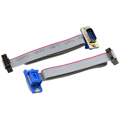 30cm van de de Kabelassemblage van het Lengte Vlakke Lint OB 9 Pin Male To Female Connector