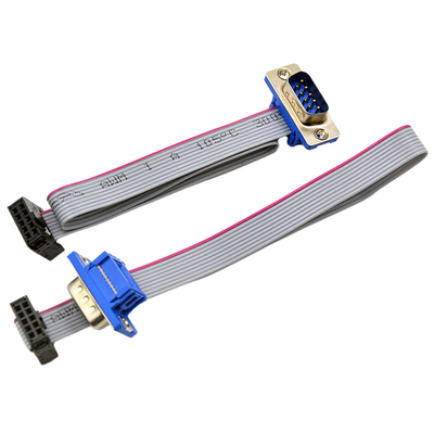 30cm van de de Kabelassemblage van het Lengte Vlakke Lint OB 9 Pin Male To Female Connector