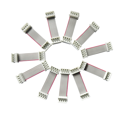 UL2651 vlakke Lintkabels 15cm Lengte 2.54mm 1.27mm Hoogte Grey Color