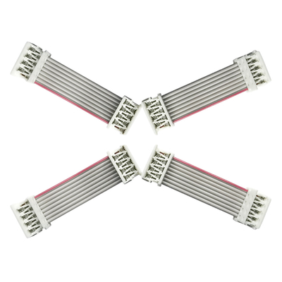 UL2651 vlakke Lintkabels 15cm Lengte 2.54mm 1.27mm Hoogte Grey Color