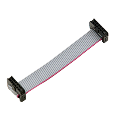 De vlakke Assemblage van de Lintidc Kabel met 2.00mm werpt Dubbele Rij2x3 Speld 6 Pin Connector