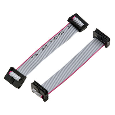 De vlakke Assemblage van de Lintidc Kabel met 2.00mm werpt Dubbele Rij2x3 Speld 6 Pin Connector