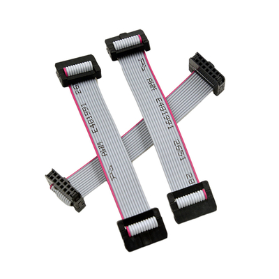 De vlakke Assemblage van de Lintidc Kabel met 2.00mm werpt Dubbele Rij2x3 Speld 6 Pin Connector