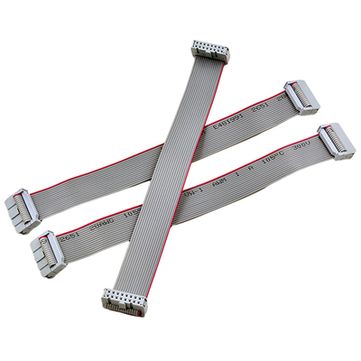 2.54mm Dubbele Kabelul2651 Type 28AWG van het Rijidc Vlakke Lint Mannelijke Stop