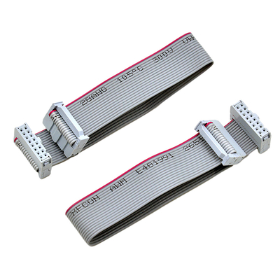 2.54mm Dubbele Kabelul2651 Type 28AWG van het Rijidc Vlakke Lint Mannelijke Stop