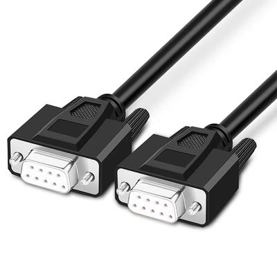 Mannetje aan Mannelijke Stoprs232 Periodieke Kabel 3ft met de Subschakelaar van DB9 DB15 DB25 D