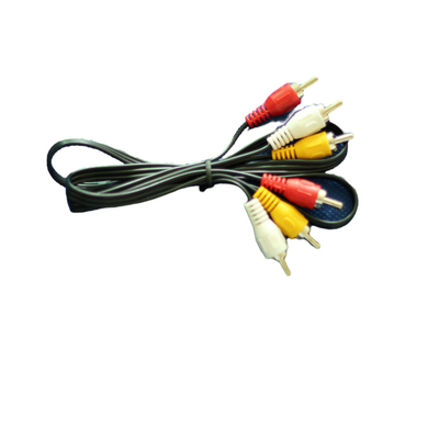 1 Rode Gele Witte Kleur gelijkstroom 3.5mm van meter de Video-audio Kabels voor TV-video