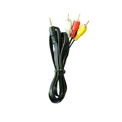 1 Rode Gele Witte Kleur gelijkstroom 3.5mm van meter de Video-audio Kabels voor TV-video