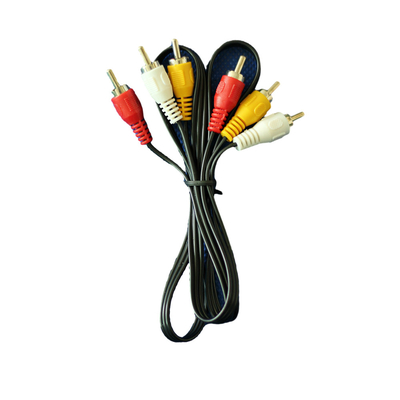 1 Rode Gele Witte Kleur gelijkstroom 3.5mm van meter de Video-audio Kabels voor TV-video