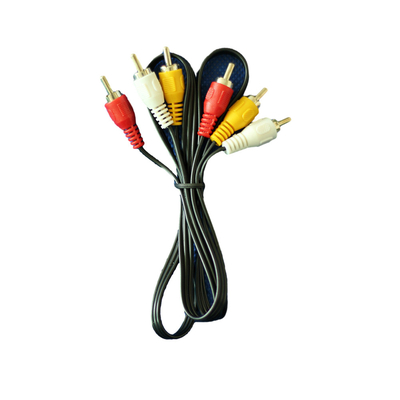 1 Rode Gele Witte Kleur gelijkstroom 3.5mm van meter de Video-audio Kabels voor TV-video