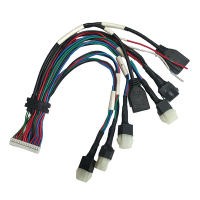 ATX-van de de Kabelassemblage JST PH2.0 van Huisvestingsovermolding de Draadgolfplaat het Huisvesten aan USB2.0-Wijfje
