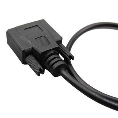 De Assemblagedb9 Wijfje van de douaners232 Overmolding Kabel aan USB 2,0 het Mannelijke Type van B
