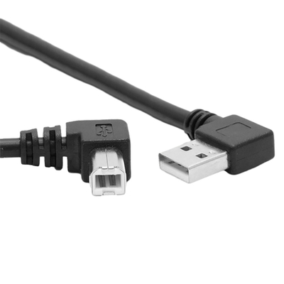 1 de Printer Data Cable With van meterusb het Type van 90 Graadl Dubbele Rechte hoek Verlaten Hoek