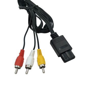 6ft Gamecube Audio Videokabel, het Samengestelde Koord van AV voor Nintendo 64 N64