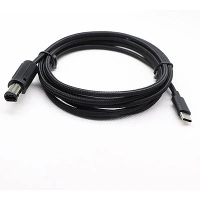2m Gevlecht Gamecube-Controlemechanisme Cable Type C USB 2,0 Mannetje aan 6pin-Mannetje
