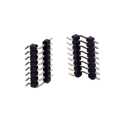 Recht Rijtype van Rechte hoeksmt Pin Header Connector Single Dual