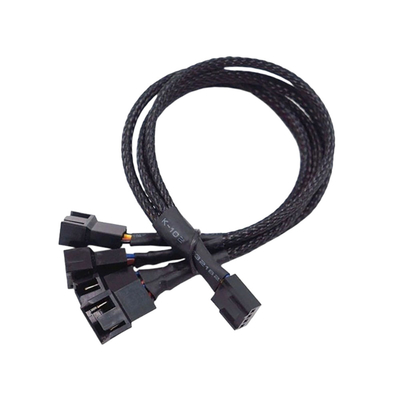 2.54mm van de de Schakelaarkabel van de Hoogteampère van het de Assemblagealuminium Uitrusting van de de Folie de Beschermde Draad voor PC-Ventilator