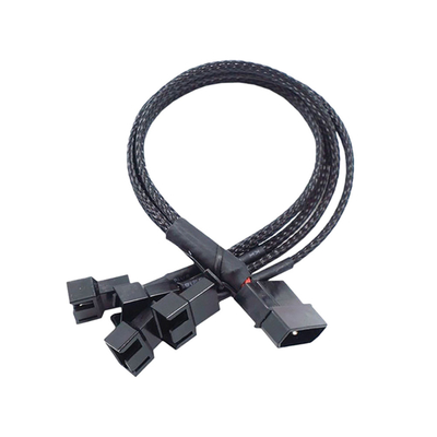 2.54mm van de de Schakelaarkabel van de Hoogteampère van het de Assemblagealuminium Uitrusting van de de Folie de Beschermde Draad voor PC-Ventilator