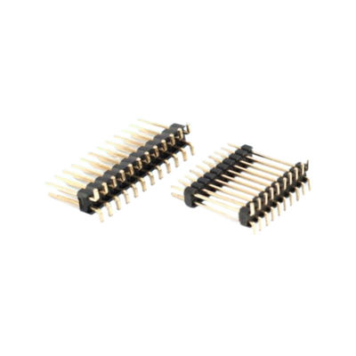 2.54mm Pitch PCB Connector SMT Pin Header Dual Row Man 1A-10A