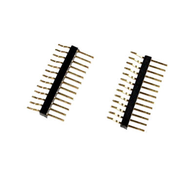 2.54mm Pitch PCB Connector SMT Pin Header Dual Row Man 1A-10A