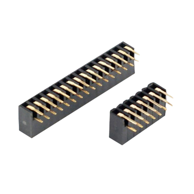 Rechte hoek PCB vrouwelijke connector 0,5A tot 3A door gat 2,54mm 2,0mm pitch