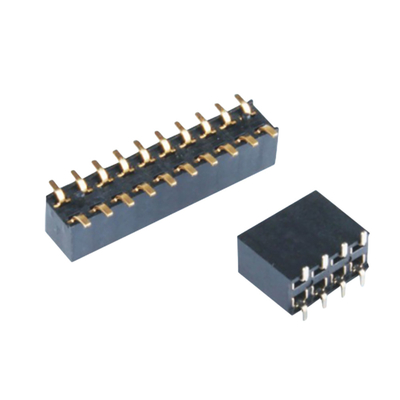 2P-40P Single Double Row PCB Connector SMT Vrouwelijke kop 2.54mm Pitch