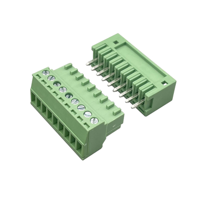 Mannelijke Vrouwelijke aansluitbare terminal blok connector 3.81mm Pitch 2-16 Pins Plug In rechthoekige verticale