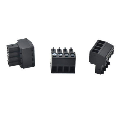 Zwart Kleur 3,50 mm Pitch Vrouwelijke Mannelijke Draad Connector Housing Voor Huis