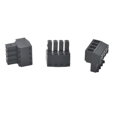 Zwart Kleur 3,50 mm Pitch Vrouwelijke Mannelijke Draad Connector Housing Voor Huis