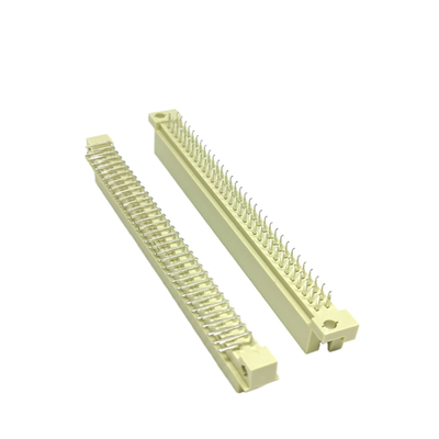 Din41612 2.54mm Pitch DIN Connector 48 Pin Vrouwelijke 3 rijen Socket Type C Door het gat Verticale Tray Packing