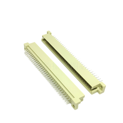 Din41612 2.54mm Pitch DIN Connector 48 Pin Vrouwelijke 3 rijen Socket Type C Door het gat Verticale Tray Packing