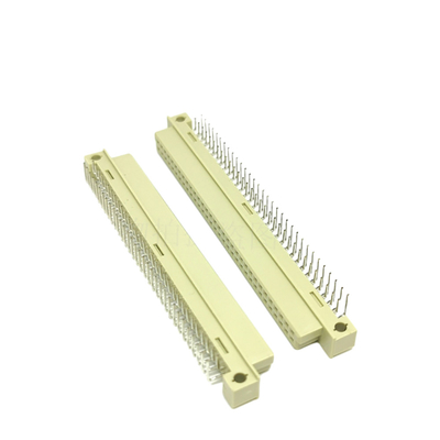 Din41612 2.54mm Pitch DIN Connector 48 Pin Vrouwelijke 3 rijen Socket Type C Door het gat Verticale Tray Packing